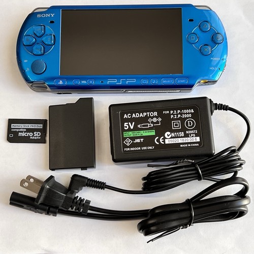Vibrant blue psp 3000 - vibrant, system